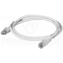 Szary patchcord UTP 5e 1m