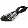 MEC-100/SW - Kabel XLR-XLR 1m czarny