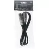 MEC-100/SW - Kabel XLR-XLR 1m czarny