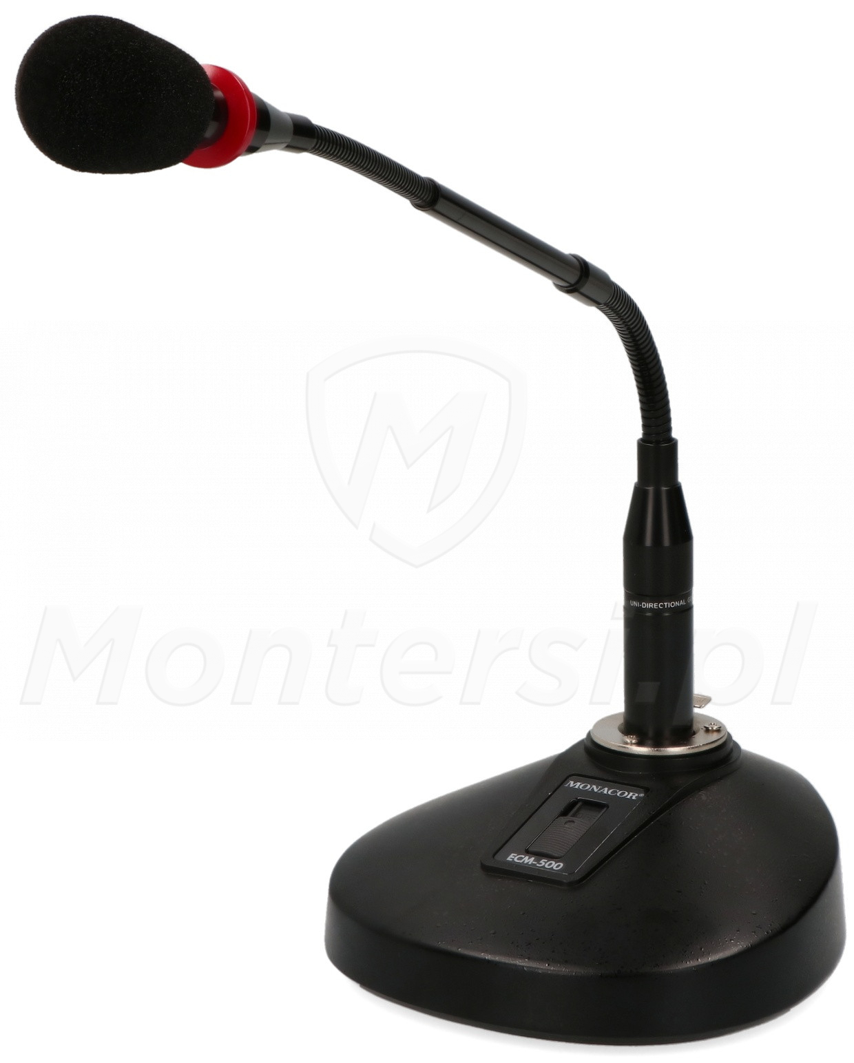 ECM-500 - Mikrofon pulpitowy PA, elektretowy, gęsia szyja ECM-500 - Mikrofon pulpitowy PA, elektretowy, gęsia szyja