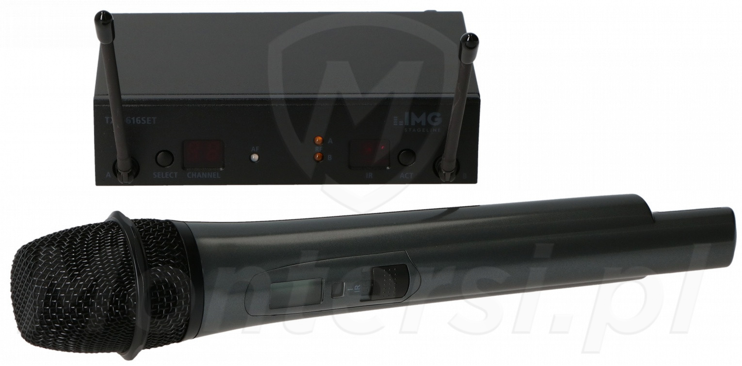 TXS-616SET/2 - Zestaw mikrofonu bezprzewodowego, 80 kanałów, True diversity