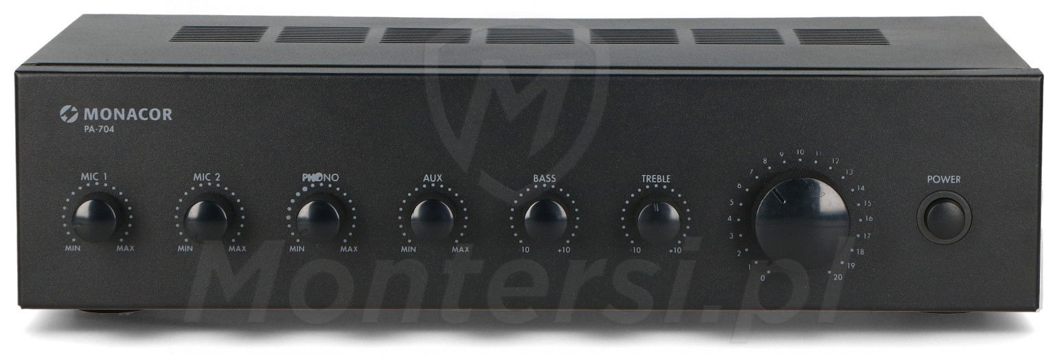 PA-704 - Wzmacniacz miksujący, 35 W