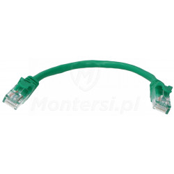 Zielony patchcord UTP 5e