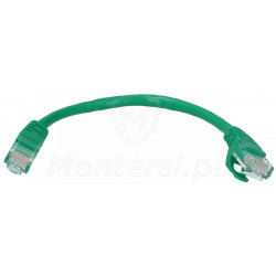 Zielony patchcord UTP 5e