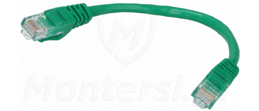 Zielony patchcord UTP 5e