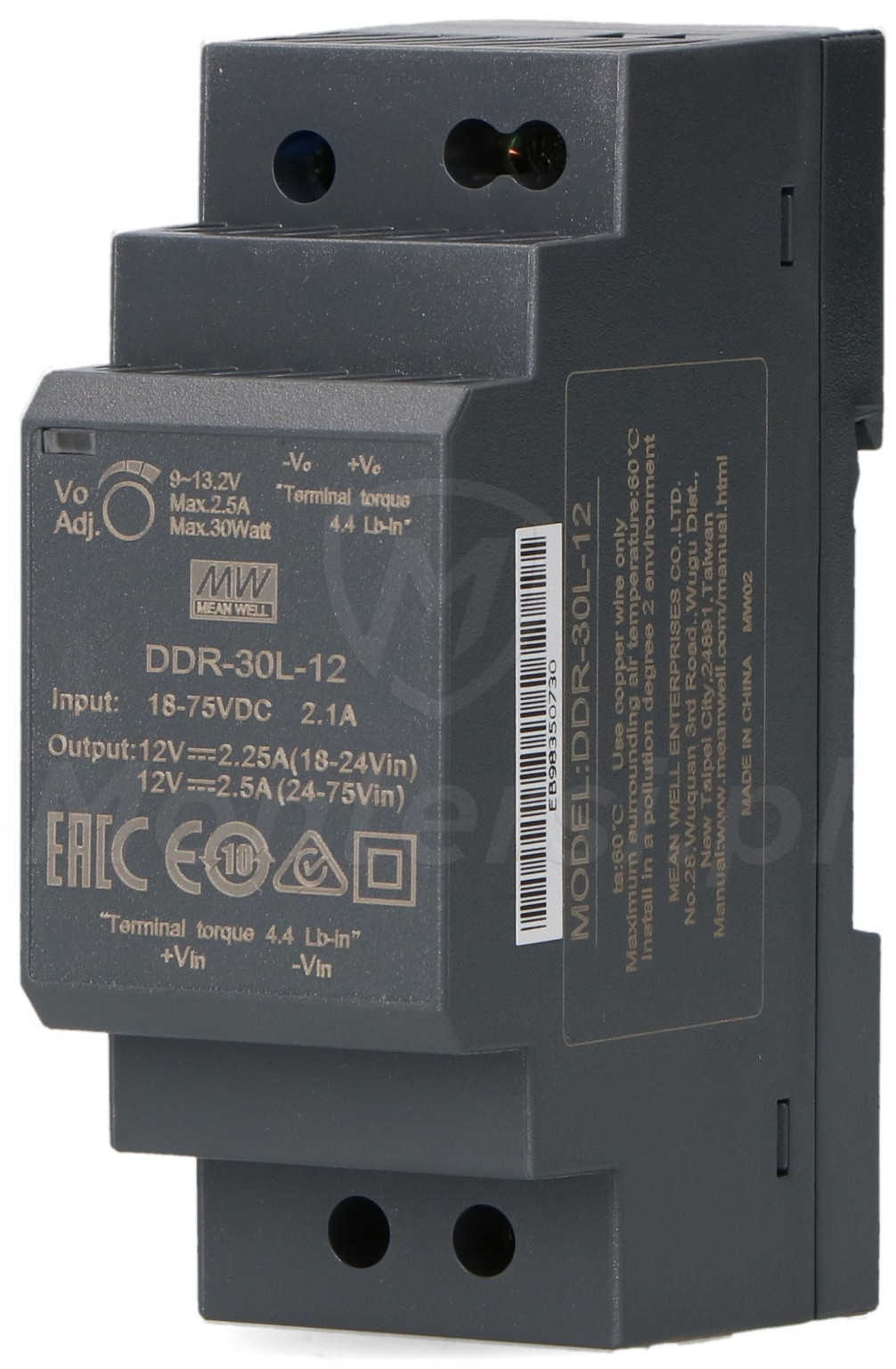 DDR-30L-12 - Przetwornica DC/DC na szynę DIN