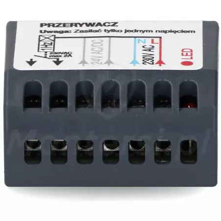 Zaciski przerywacza lampy sygnalizacyjnej