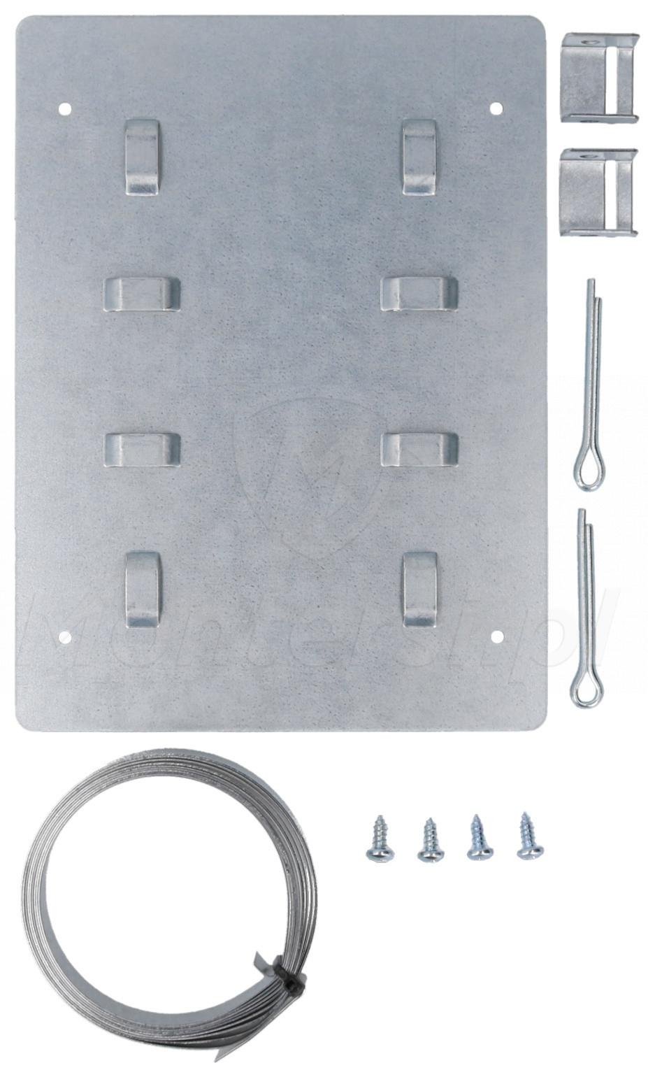 OZB2 - Opaska zaciskowa z blachą montażową OZB2 - Opaska zaciskowa z blachą montażową