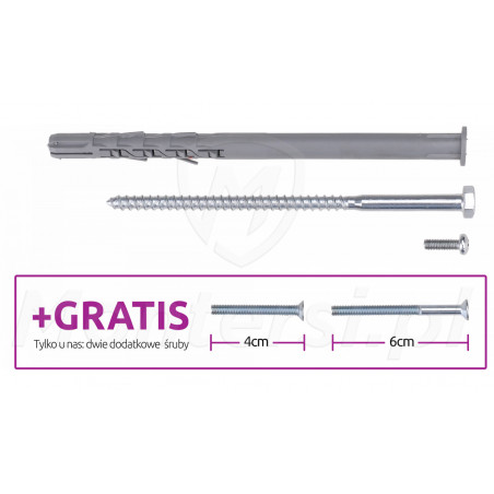 Zestaw-EBZ 12X200 M4 - kołek montażowy do elewacji Ebolt z gwintem wewnętrznym