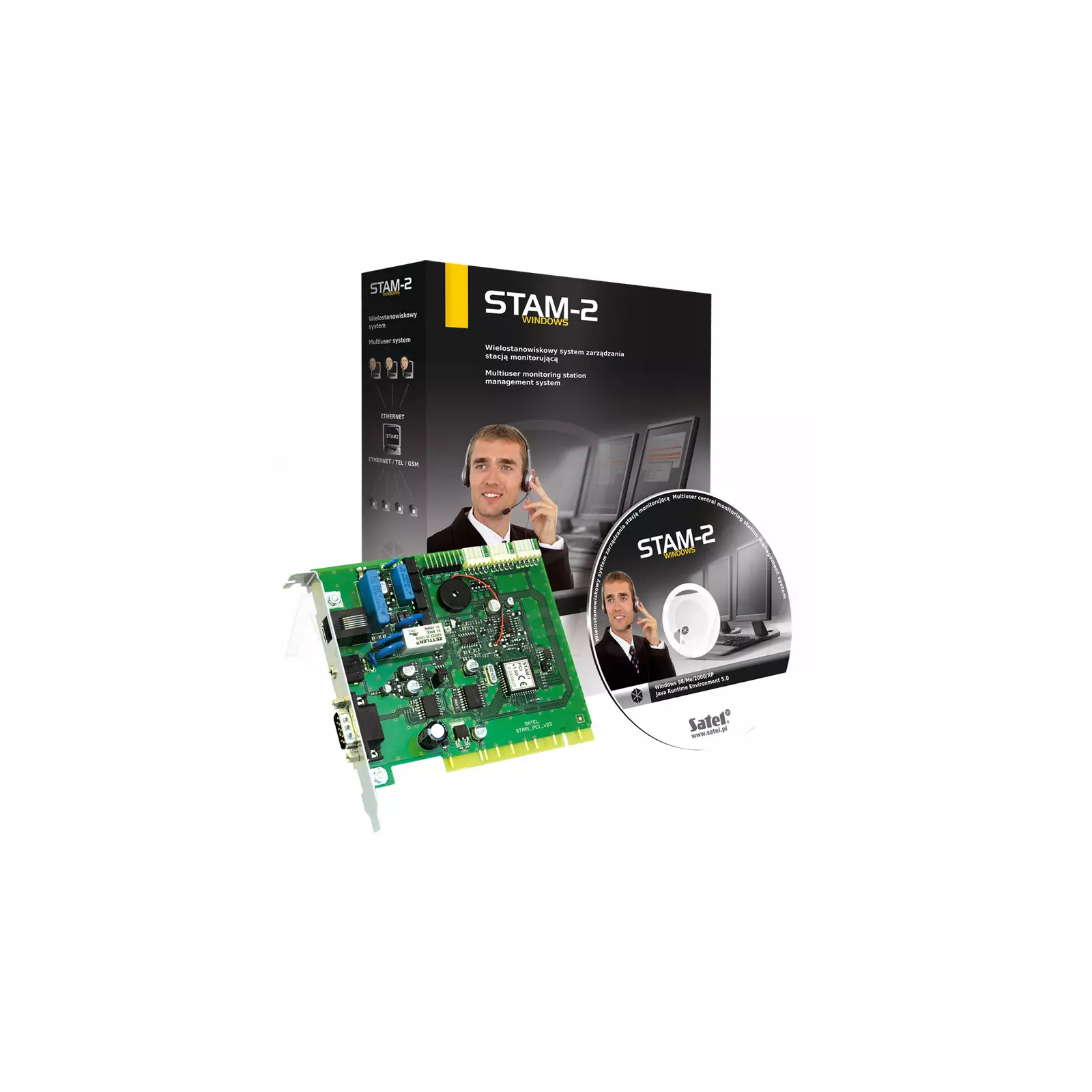 Zestaw monitorujący STAM-2 BE Pro