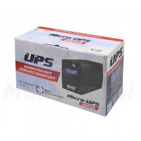 Opakowanie zasilacza Micro UPS 600 7Ah
