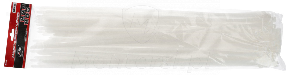 Opaska 550/7.6 biała, opakowanie 100 szt.