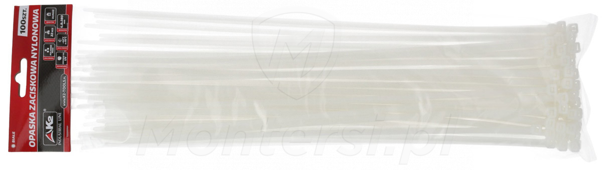 Opaska 380/4.8 biała, opakowanie 100 szt.