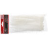 Opakowanie białych opasek nylonowych 200/3.6