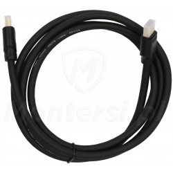 Patchcord HDMI v2.0, o długości 2 m