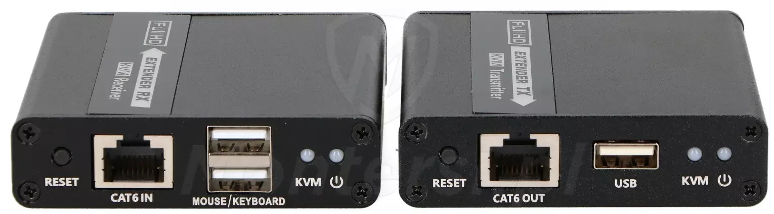 Konwenter sygnału HDMI na UTP kat.6 z przedłużaczem USB