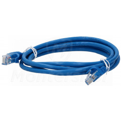 Niebieski patchcord UTP 5e, dł. 1.8 m