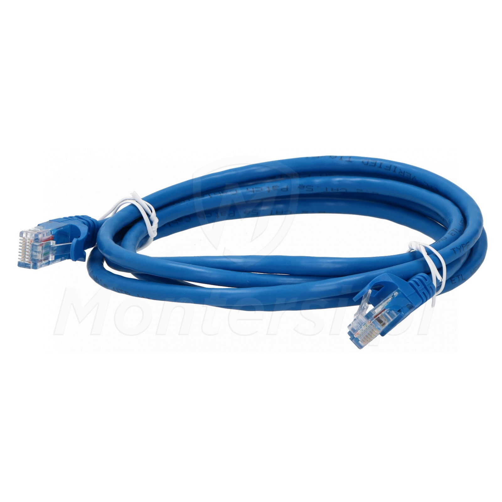 Niebieski patchcord UTP 5e, dł. 1.8 m