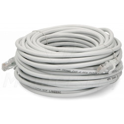 Szary patchcord UTP 6 dł. 20m