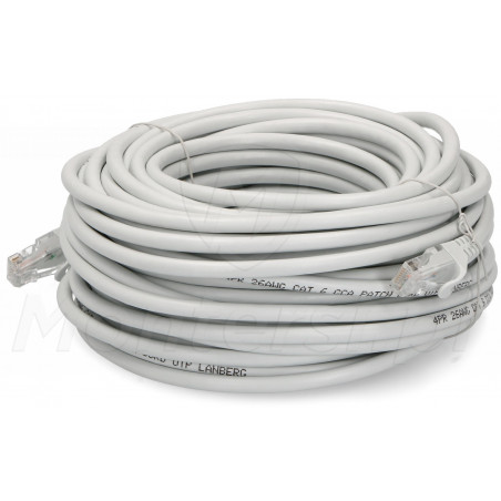 Szary patchcord UTP 6 dł. 20m
