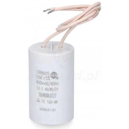10U400A.0727 - kondensator 10 uF