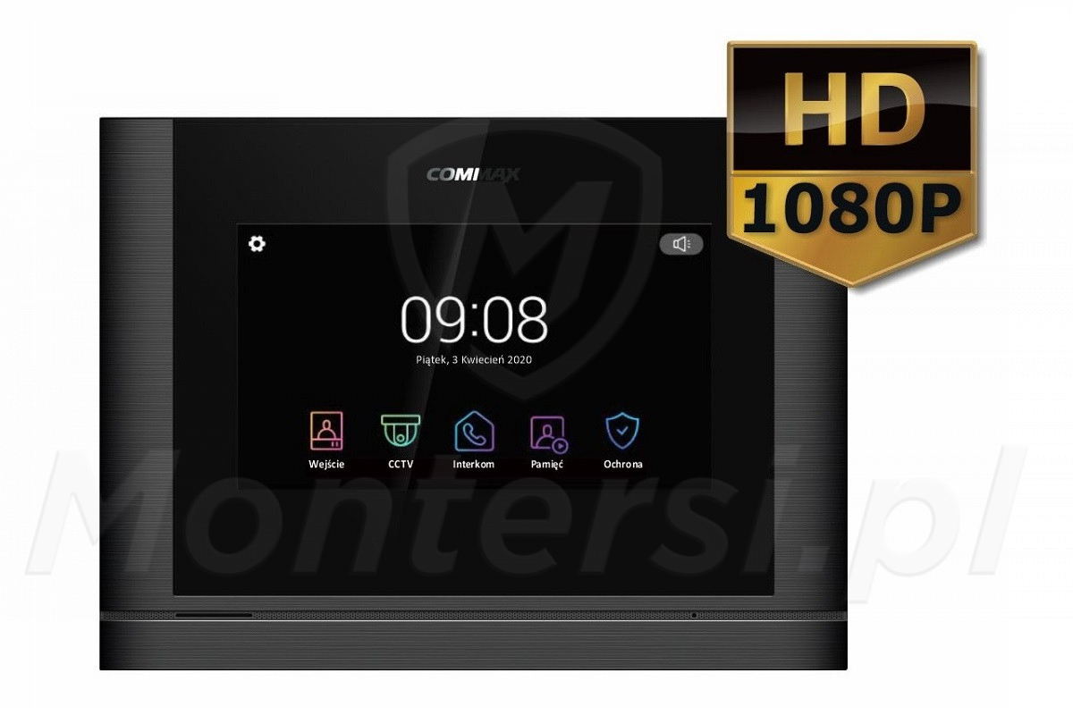 CDV-70MF DARK SILVER - Monitor 7" z doświetleniem LED