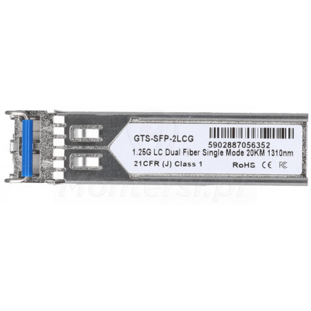 Góra modułu SFP GTS-SFP-2LCG