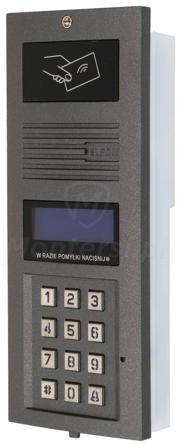 OP-SL255R-G - Cyfrowy panel bramowy z czytnikiem zbliżeniowym OP-SL255R-G - Cyfrowy panel bramowy z czytnikiem zbliżeniowym