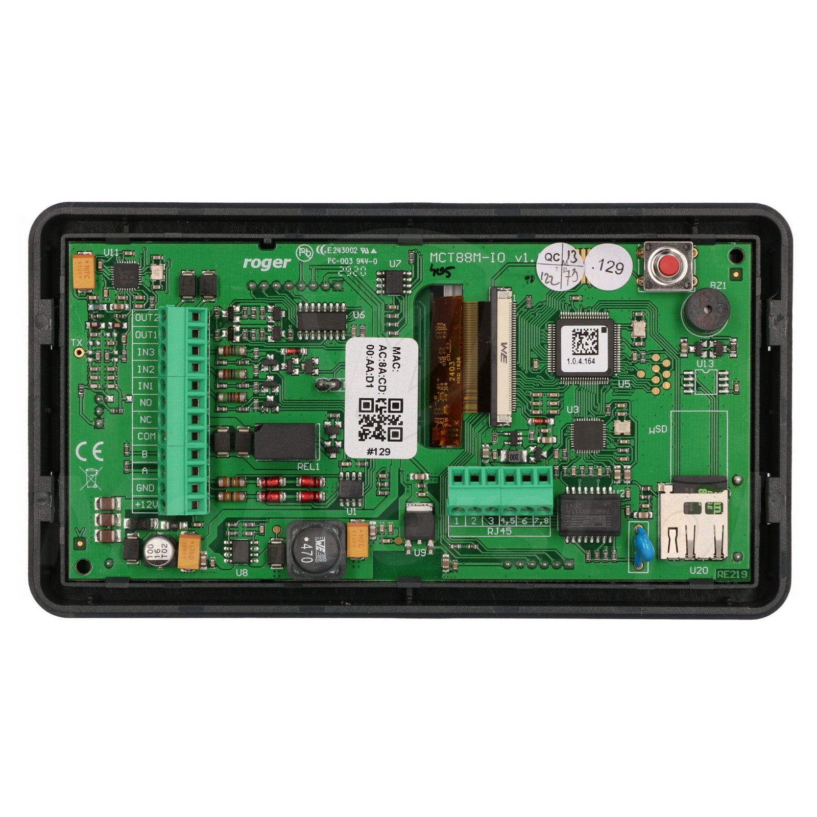 MCT88MIO Terminal dostępu z klawiaturą i czytnikiem MIFARE