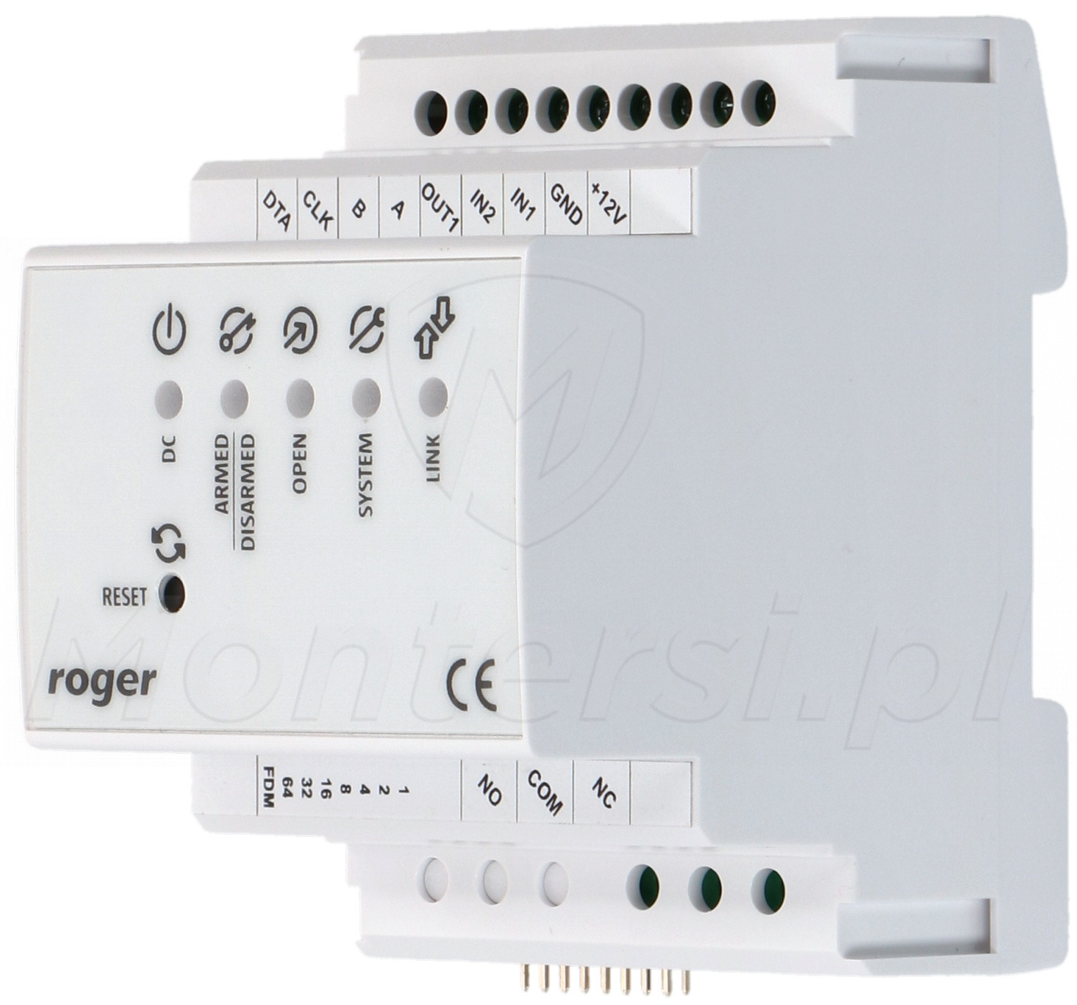PR102DR - Kontroler dostępu w obudowie na szynę DIN PR102DR - Kontroler dostępu w obudowie na szynę DIN