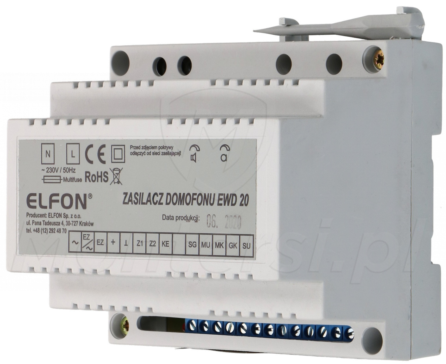 EWD-10/20 - Zasilacz domofonowy EWD-10/20 - Zasilacz domofonowy