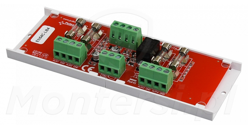 EN54C-LB4 - Moduł bezpiecznikowy, 4x FTA