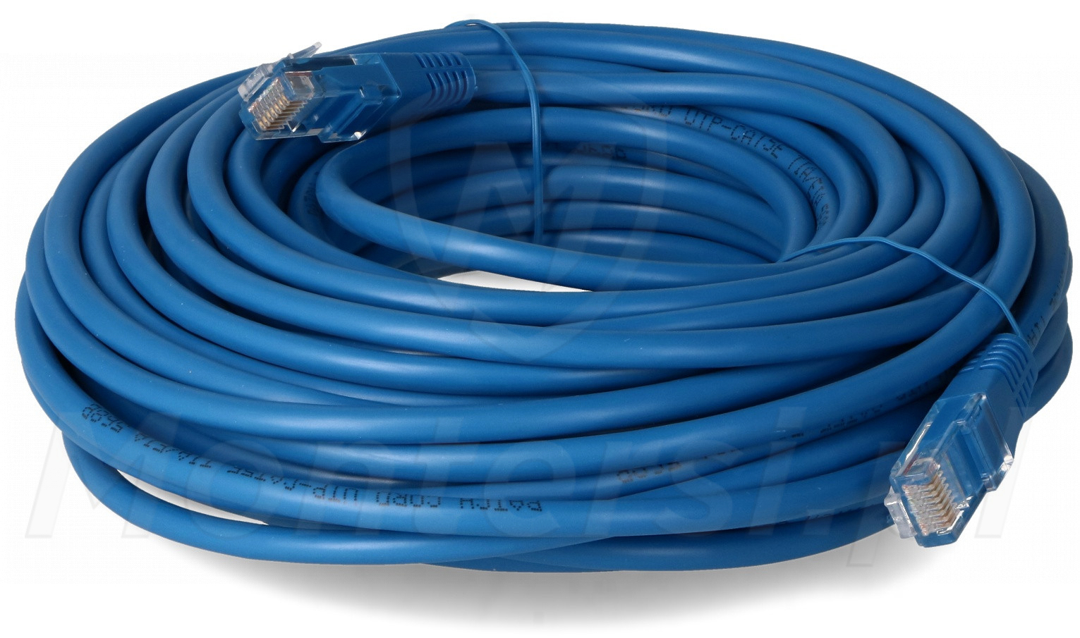 Patchcord U/UTP kat.5e, długość 15 m - niebieski