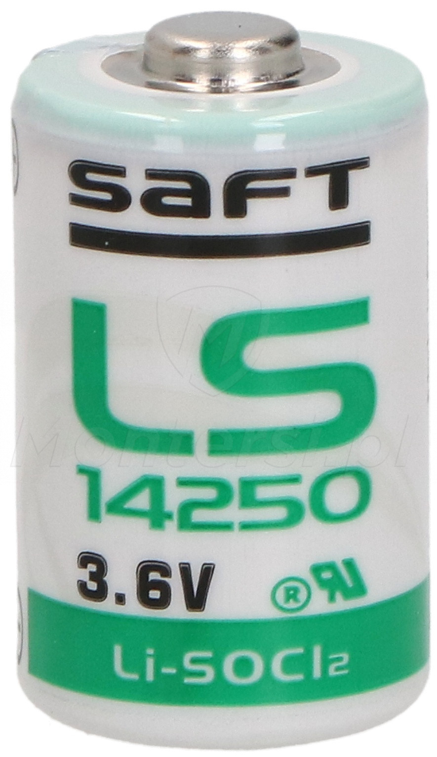 SAFT LS 14250 - Bateria 1/2 AA, 3.6V, 1.2 Ah