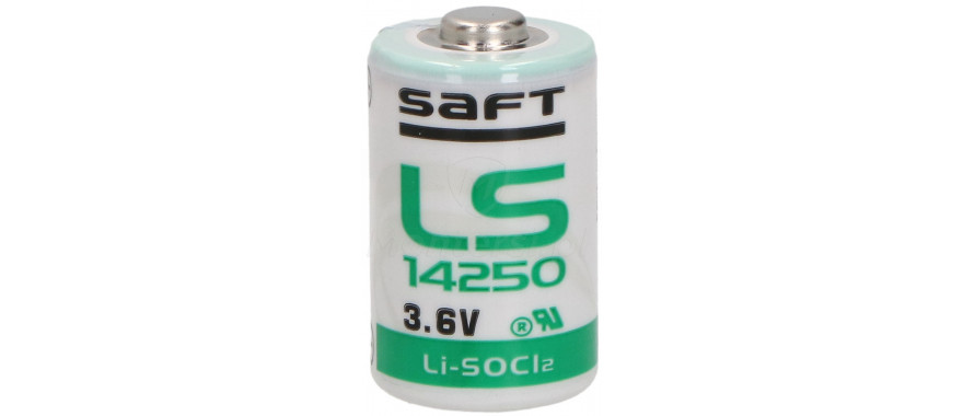 SAFT LS 14250 - Bateria 1/2 AA, 3.6V, 1.2 Ah