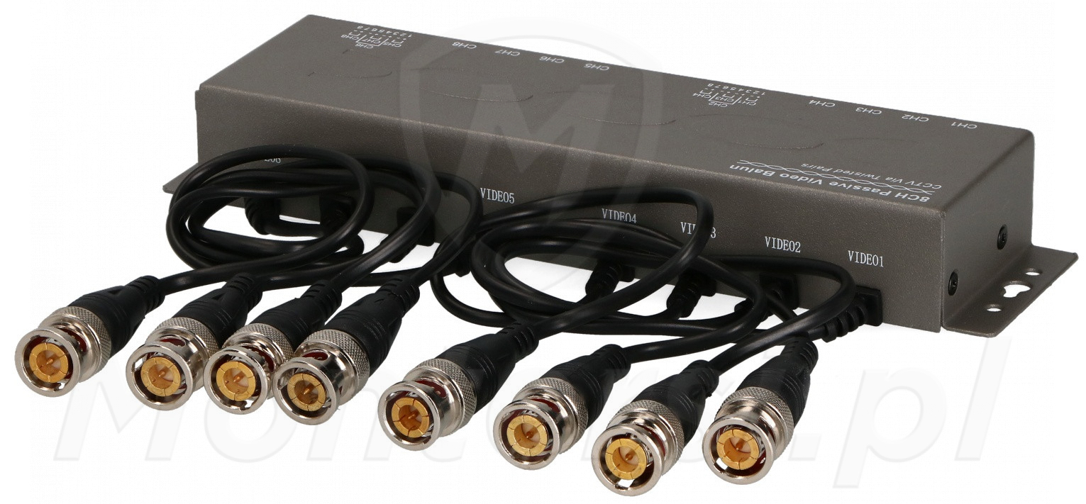 TR-8M - 8 kanałowy transformator wideo