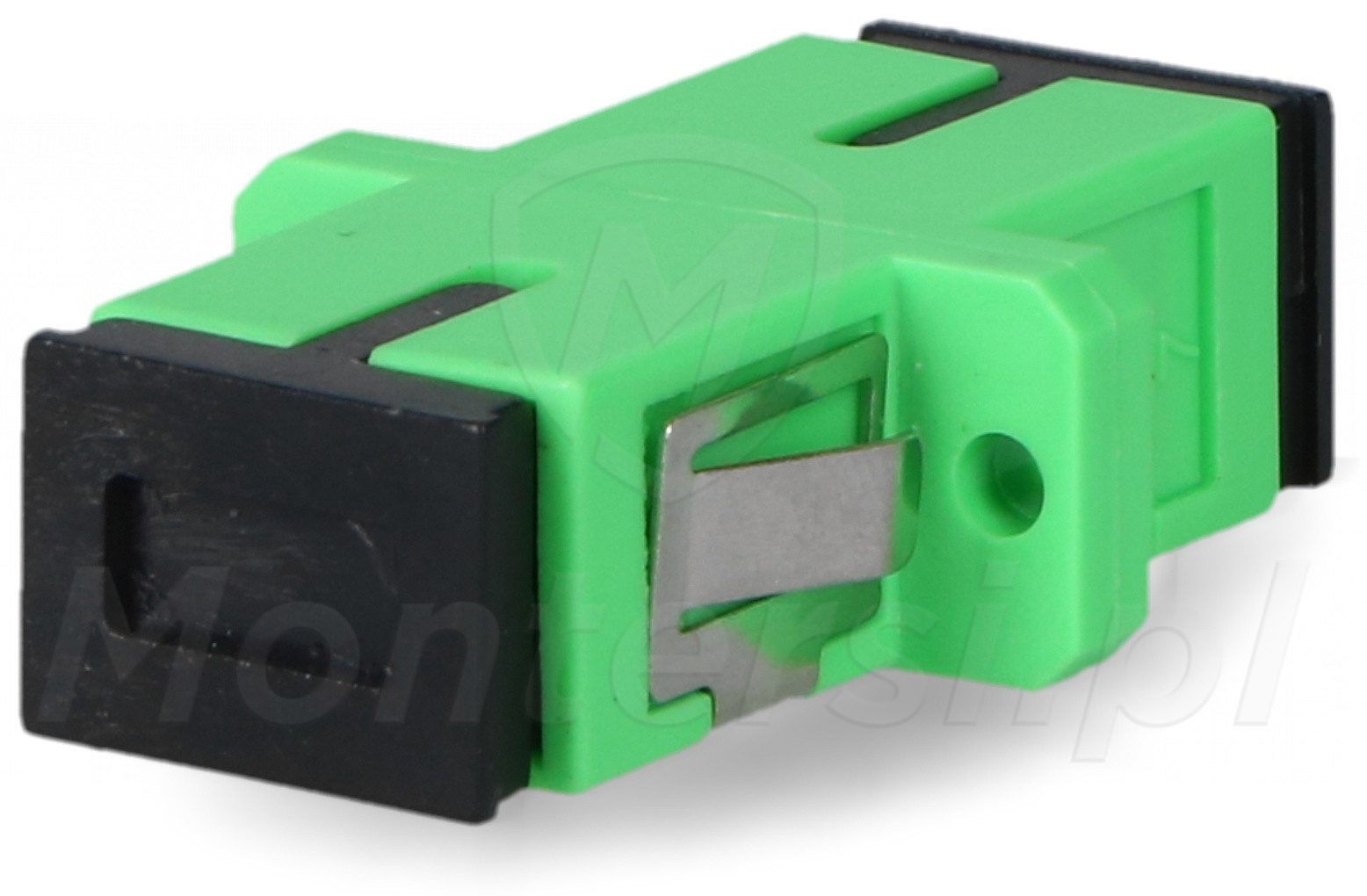 SC/APC SM Simplex - Adapter światłowodowy, jednomodowy