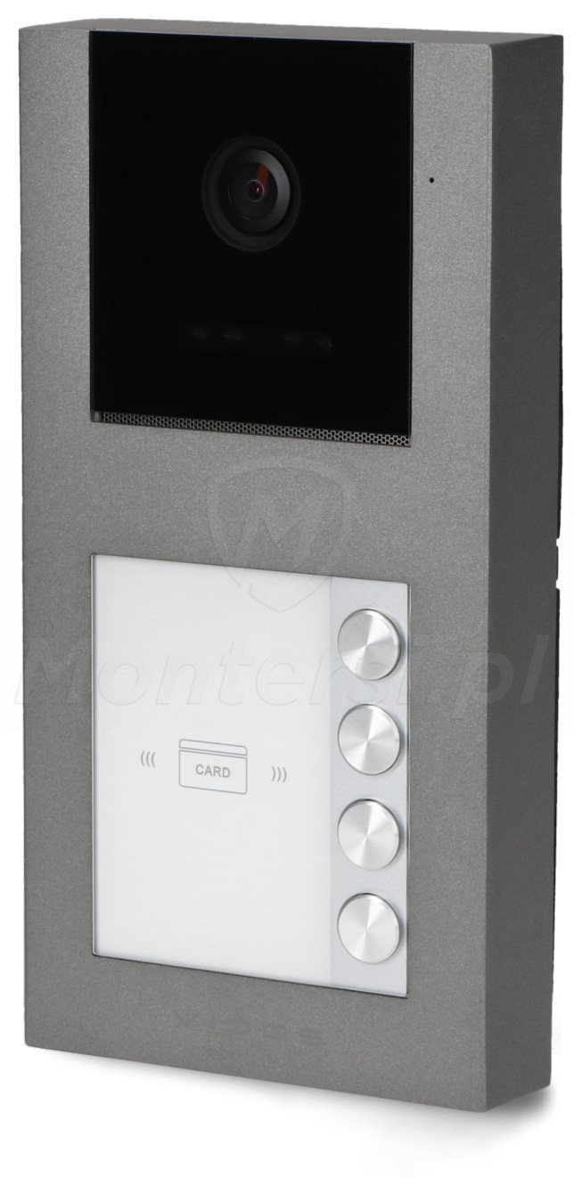 S11-4 - 4-abonentowy panel bramowy, czytnik UNIQUE, VIDOS X S11-4 - 4-abonentowy panel bramowy, czytnik UNIQUE, VIDOS X