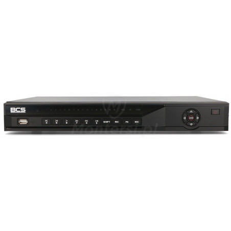 Front rejestratora IP BCS-L-NVR1602-A-4KE-16P