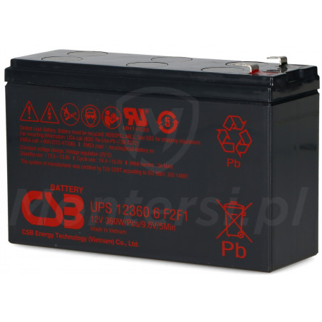 Akumulator bezobsługowy UPS123606F1F2