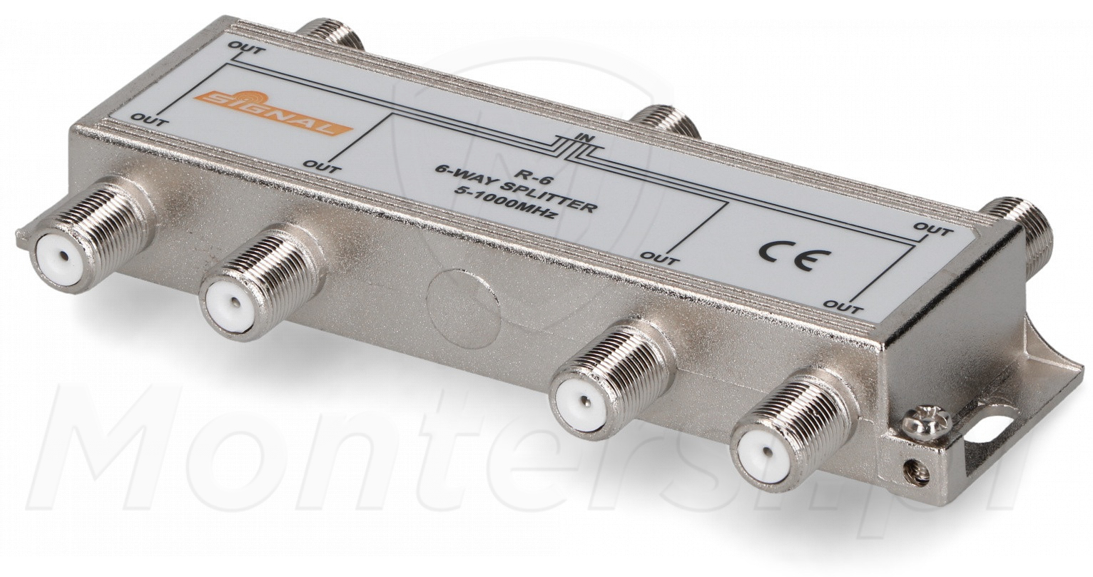 R-6 - Sześciodrożny rozgałęźnik telewizyjny R-6 - Sześciodrożny rozgałęźnik telewizyjny