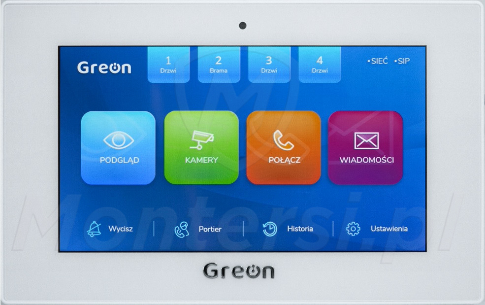 GR-IS4 - Monitor głośnomówiący IP