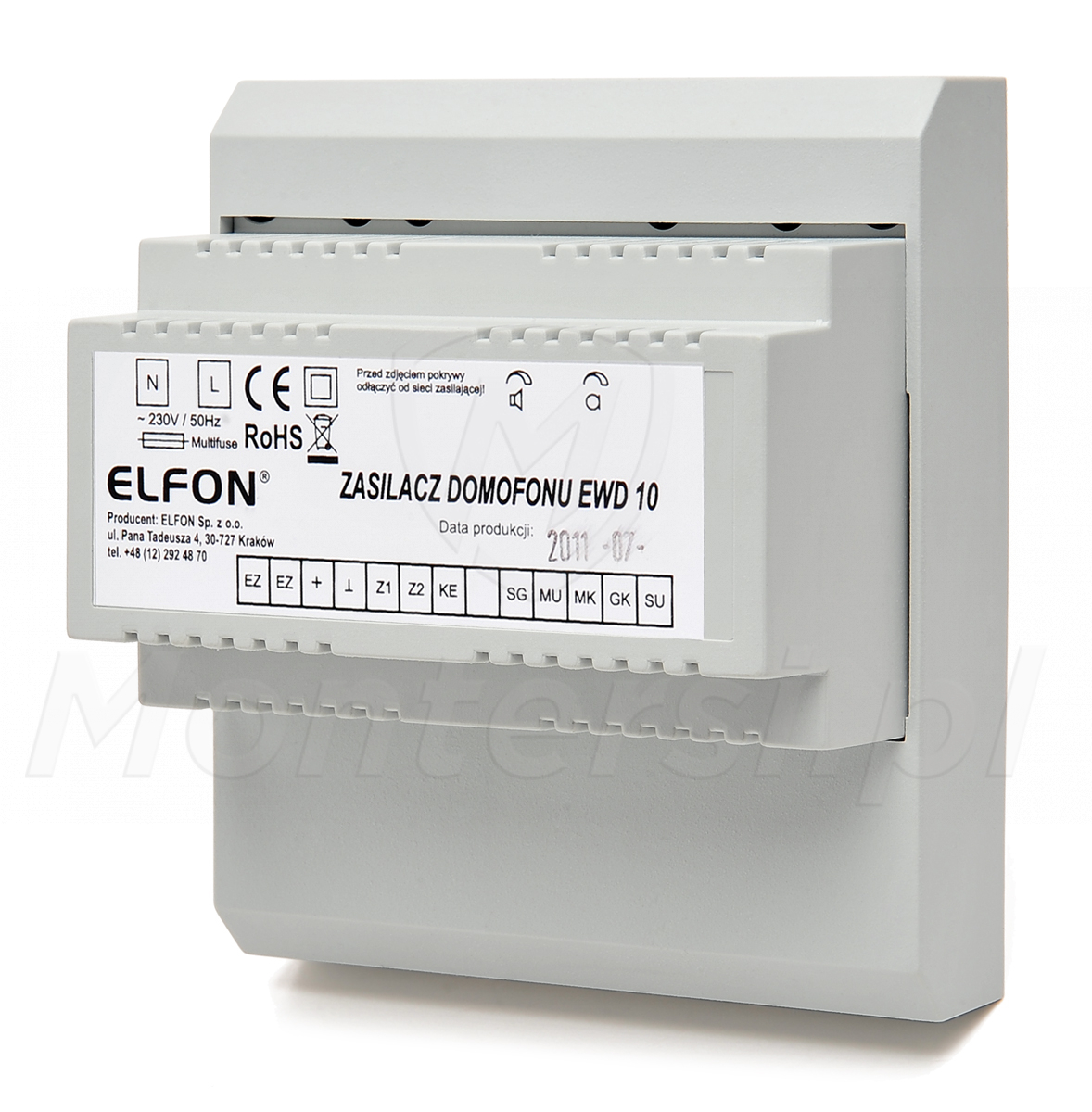 EWD-10 - Zasilacz domofonowy