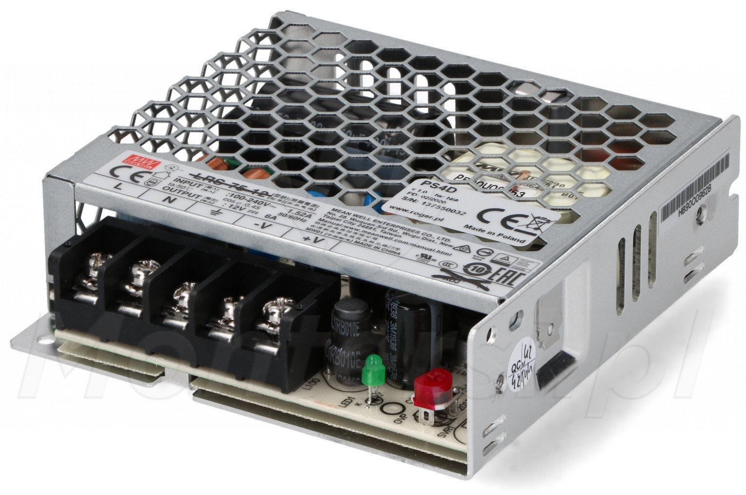 PS4D - Zasilacz KD 13.8 V, 5.4 A PS4D - Zasilacz KD 13.8 V, 5.4 A