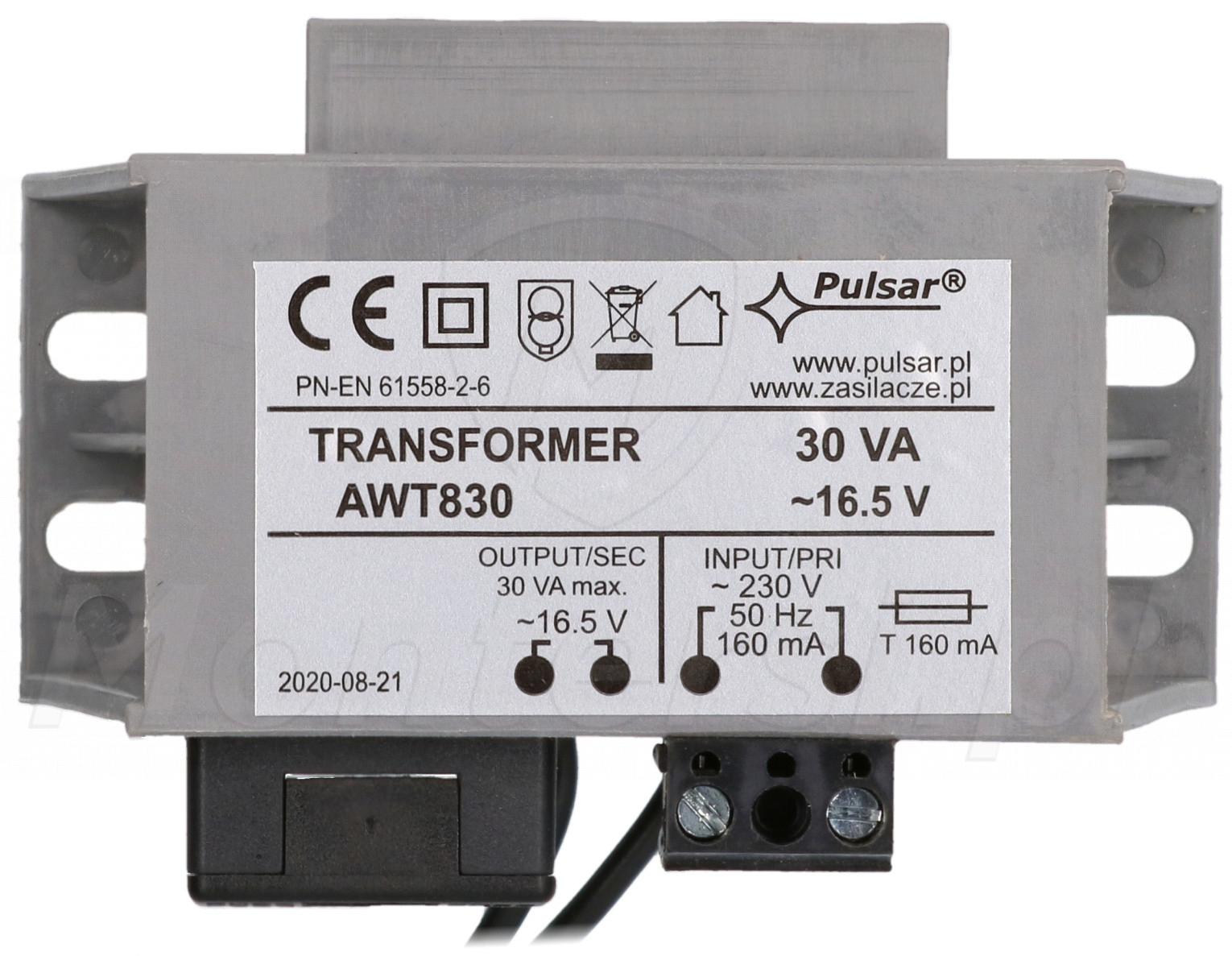 TRA-30VA/16.5V - Transformator sieciowy TRA-30VA/16.5V - Transformator sieciowy