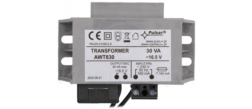 TRA-30VA/16.5V - Transformator sieciowy