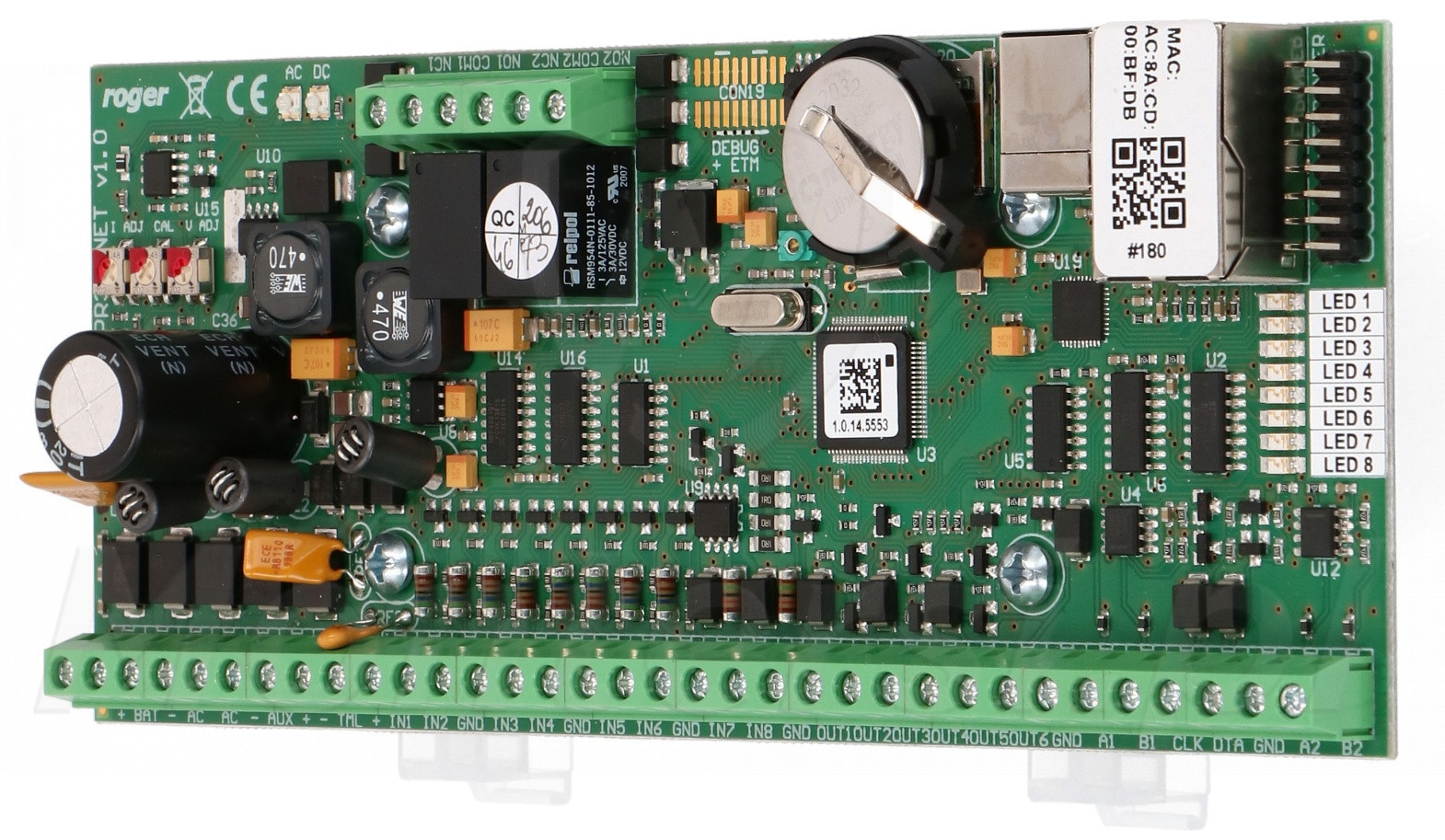 CPR32-NET-BRD - Centrala systemu kontroli dostępu RACS