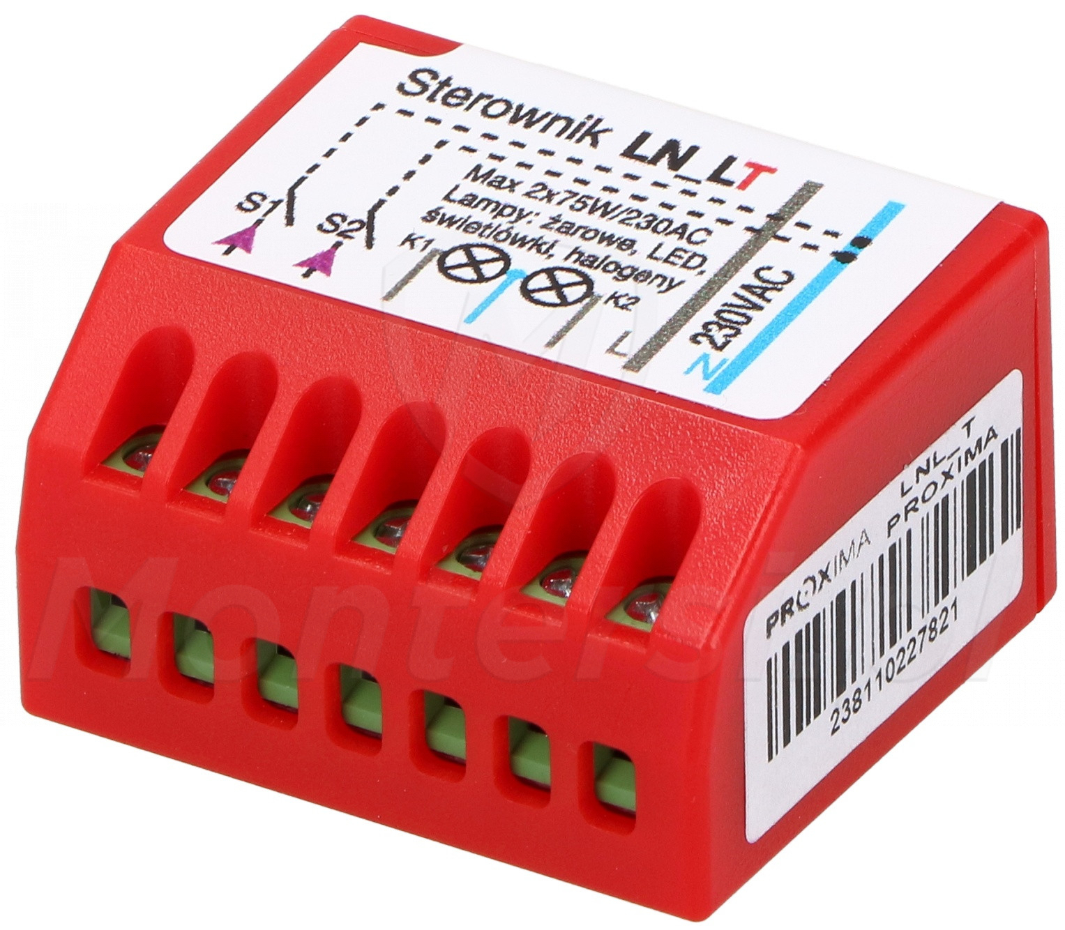 LN_LT - Sterownik radiowy do lamp, PROXIMA LN_LT - Sterownik radiowy do lamp, PROXIMA