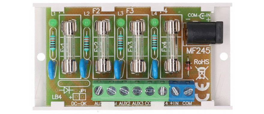 Moduł 4 bezpieczników topikowych AWZ576