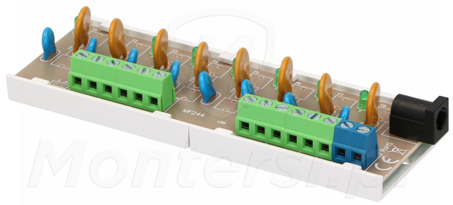 AWZ579 - Moduł bezpiecznikowy, 8x PTC AWZ579 - Moduł bezpiecznikowy, 8x PTC